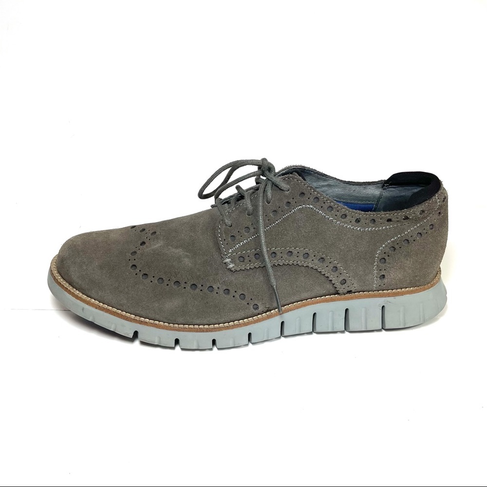 Mark‎ Nason Los Angeles Men’s Wingtip Oxfords Gray Suede Size 11